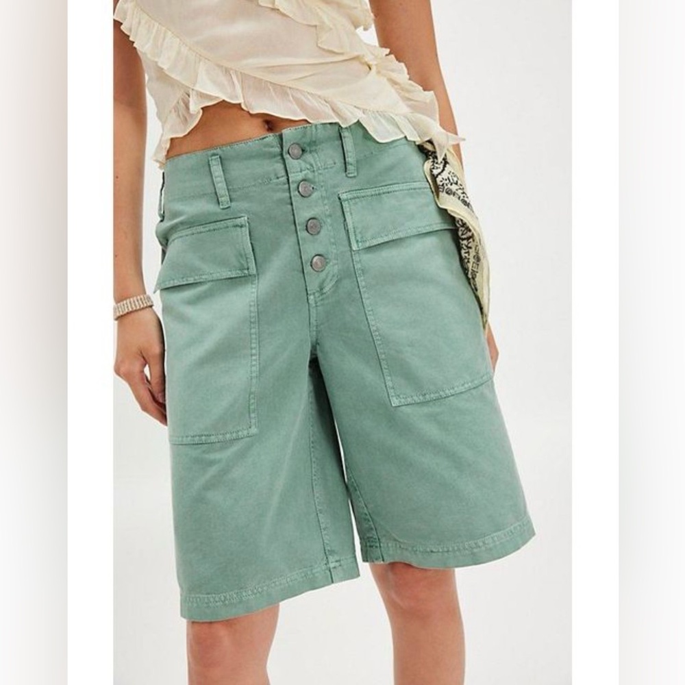 Free People The Great Outdoors Shorts inn Blue Trellis